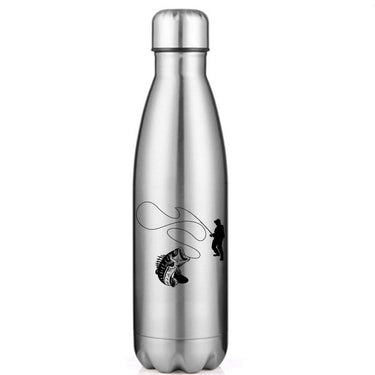 Fishing Lines' Stainless Steel Water Bottle